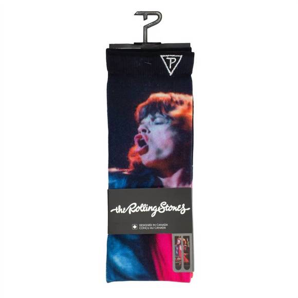NEW PERRI‚ÄôS SOCKS unisex - rolling stones mick live in colour socks in multi - Picture 4 of 4